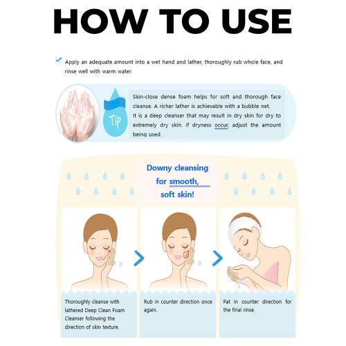 Apieu: Deep Clean Foam Cleanser 2ea | Skin Care | Healthy Glow | Hydration | Daily Care | 130ml